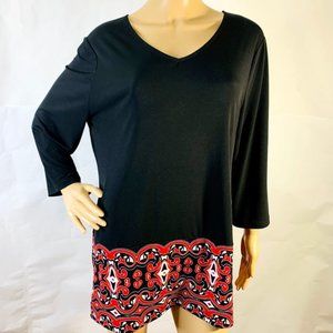 Easywear by Chico's Shirt Top V Neck